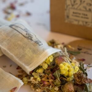 Herbal Foot Soak floral and herbal bath tea soak, self care gift, christmas stocking stuffer