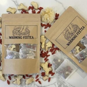 warming feetea, herbal teabags for feet bath