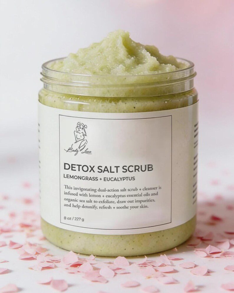 handcrafted lemongrass eucalyptus sea salt scrub handcrafted lemongrass eucalyptus sea salt scrub