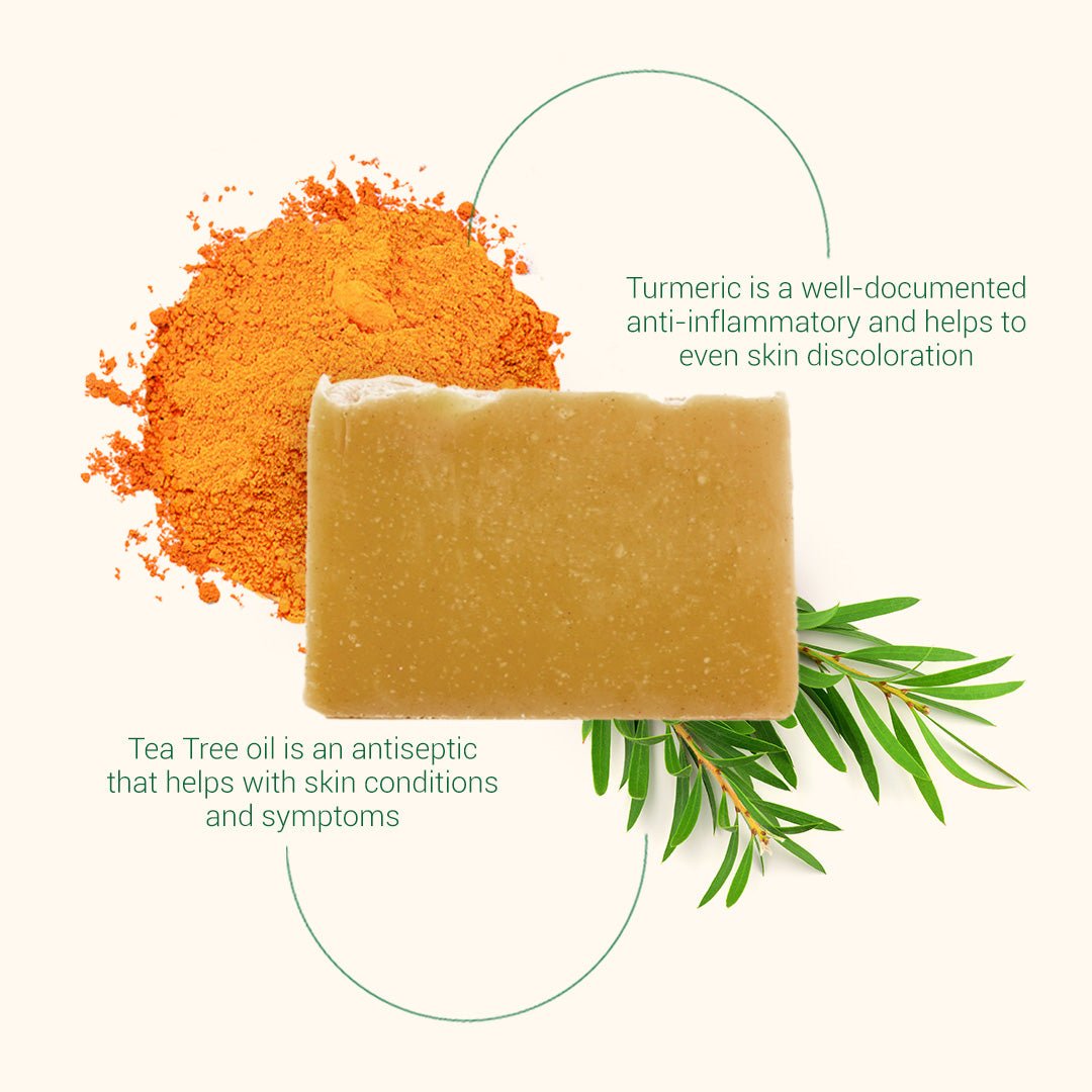 tea tree & turmeric bar soap tea tree & turmeric bar soap